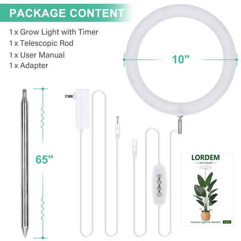 LORDEM tilt head at 90 degrees for precise plant coverage
