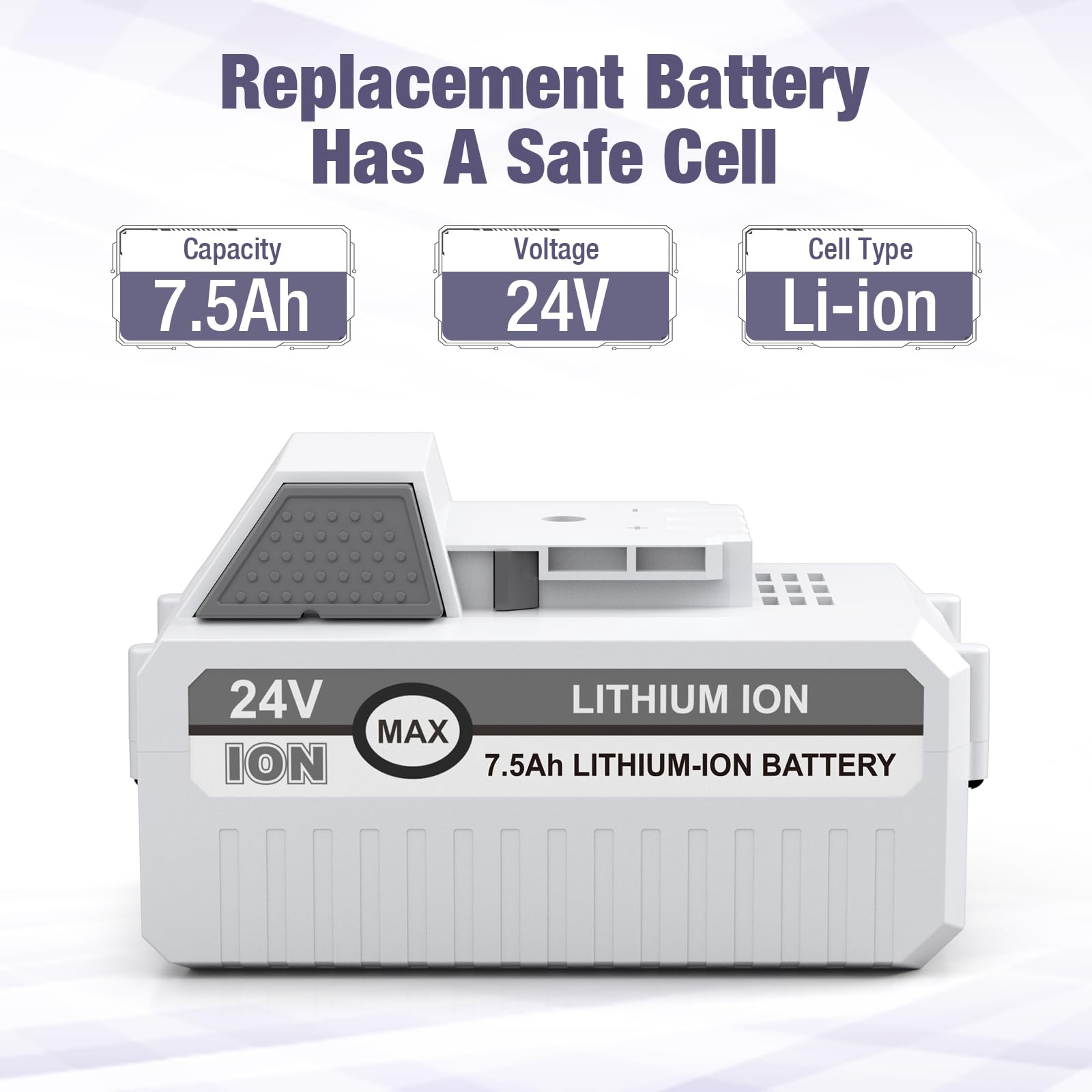 LORDONE easy-install battery suits quick tool swaps