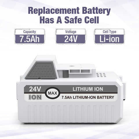 LORDONE easy-install battery suits quick tool swaps