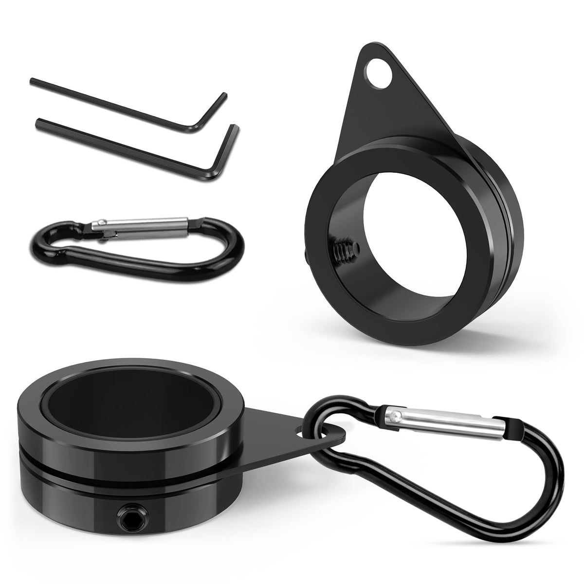 Loretoy flag pole ring 360 rotation enables smooth flag movement.