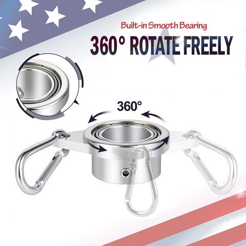 Loretoy weatherproof aluminum ring resists rust, suitable for all seasons.