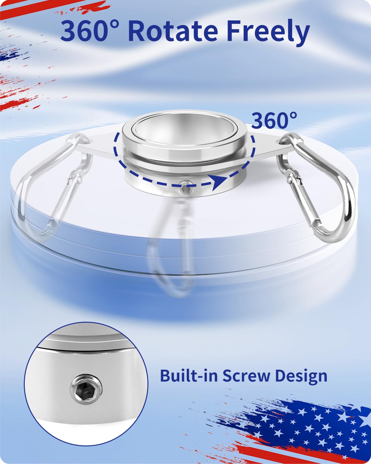 Loretoy stainless steel inner ring detail showing durability.