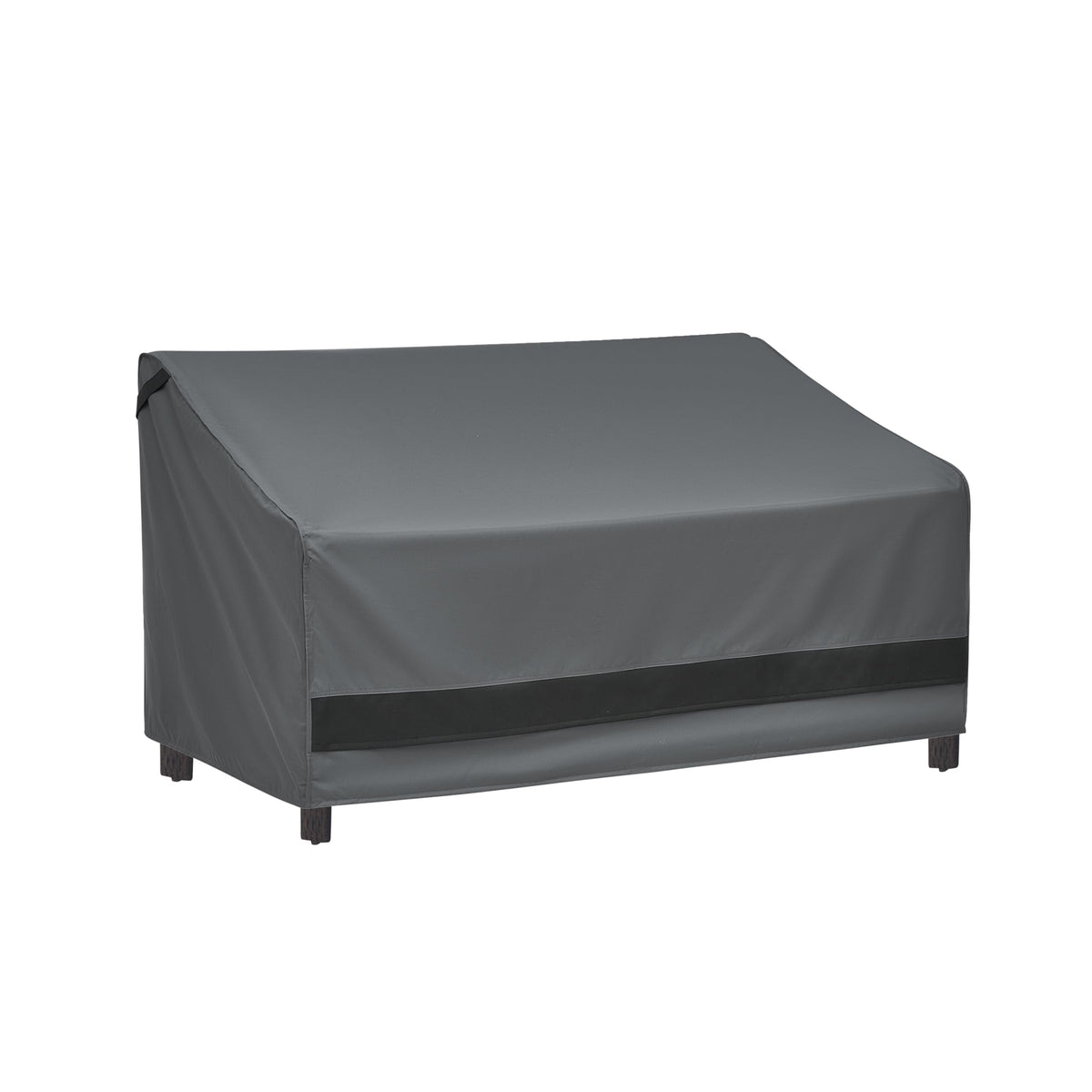 Loriano 3-seater sofa cover protecting a patio sofa from rain and debris.