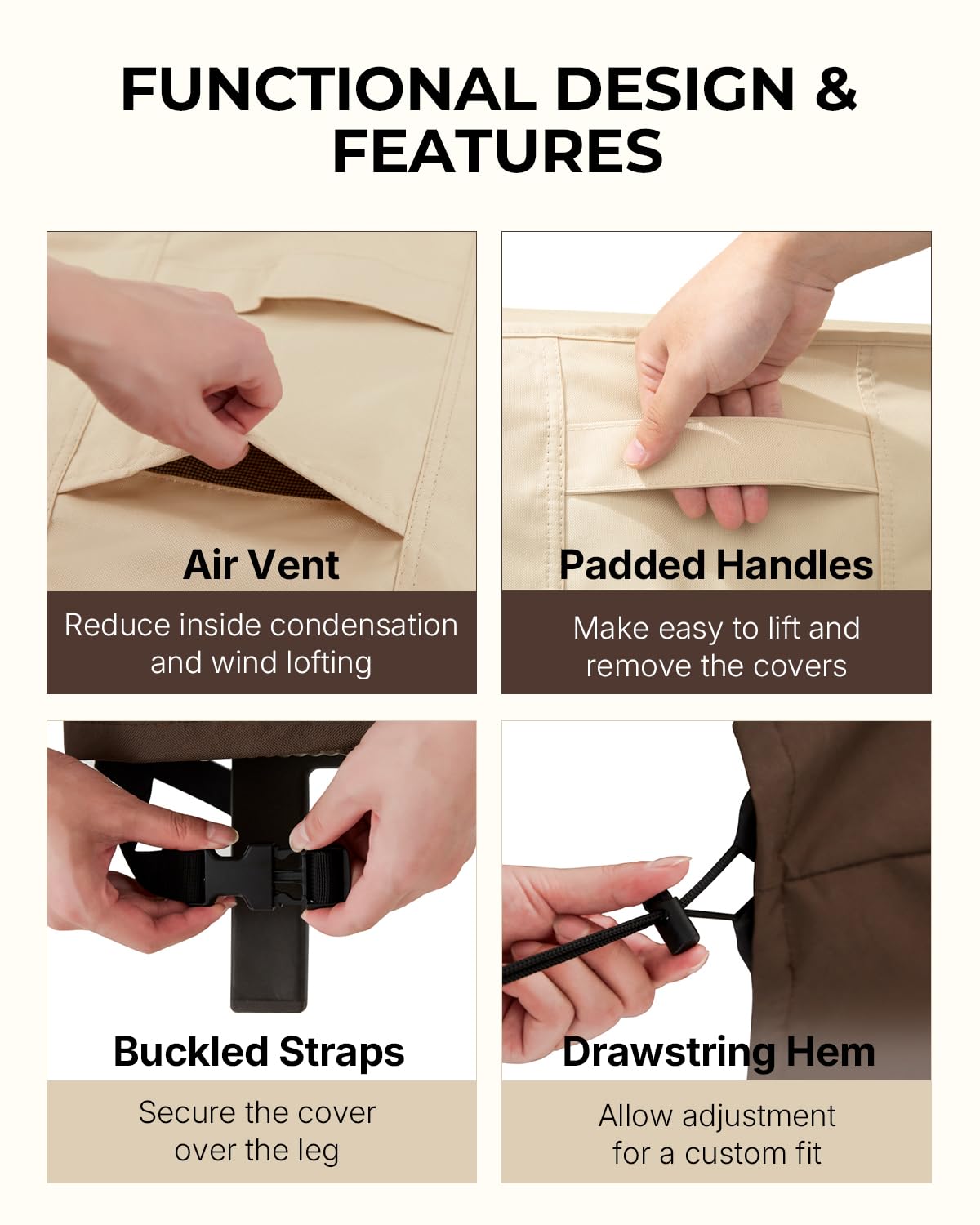 Loriano air vents reduce interior condensation on damp days