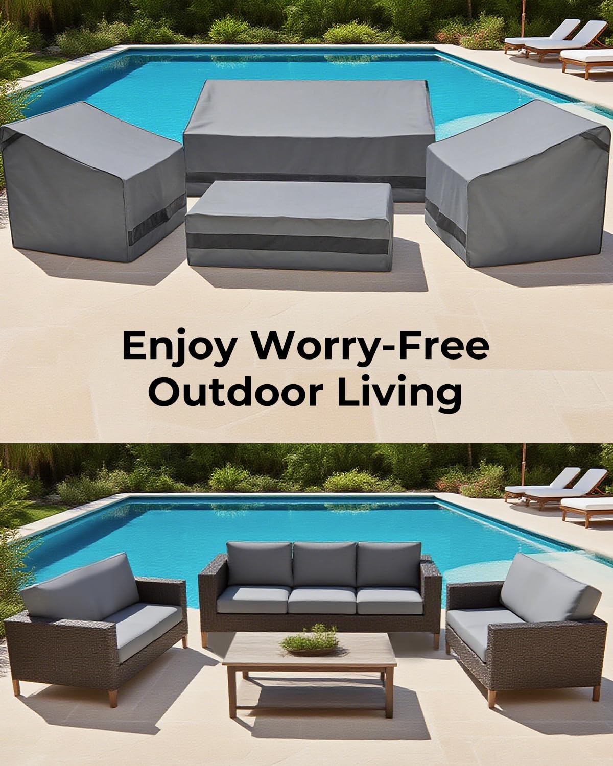 Loriano air vents reduce condensation inside the cover.