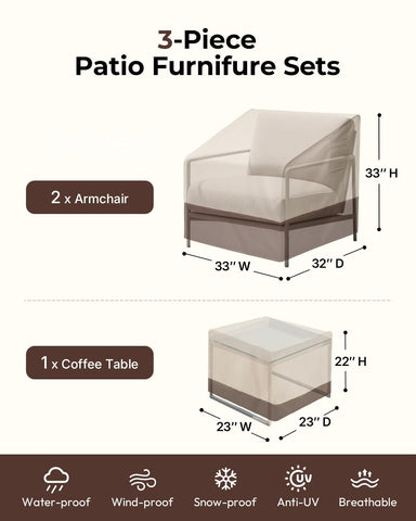Loriano chair cover close-up highlighting reinforced stitching for durability
