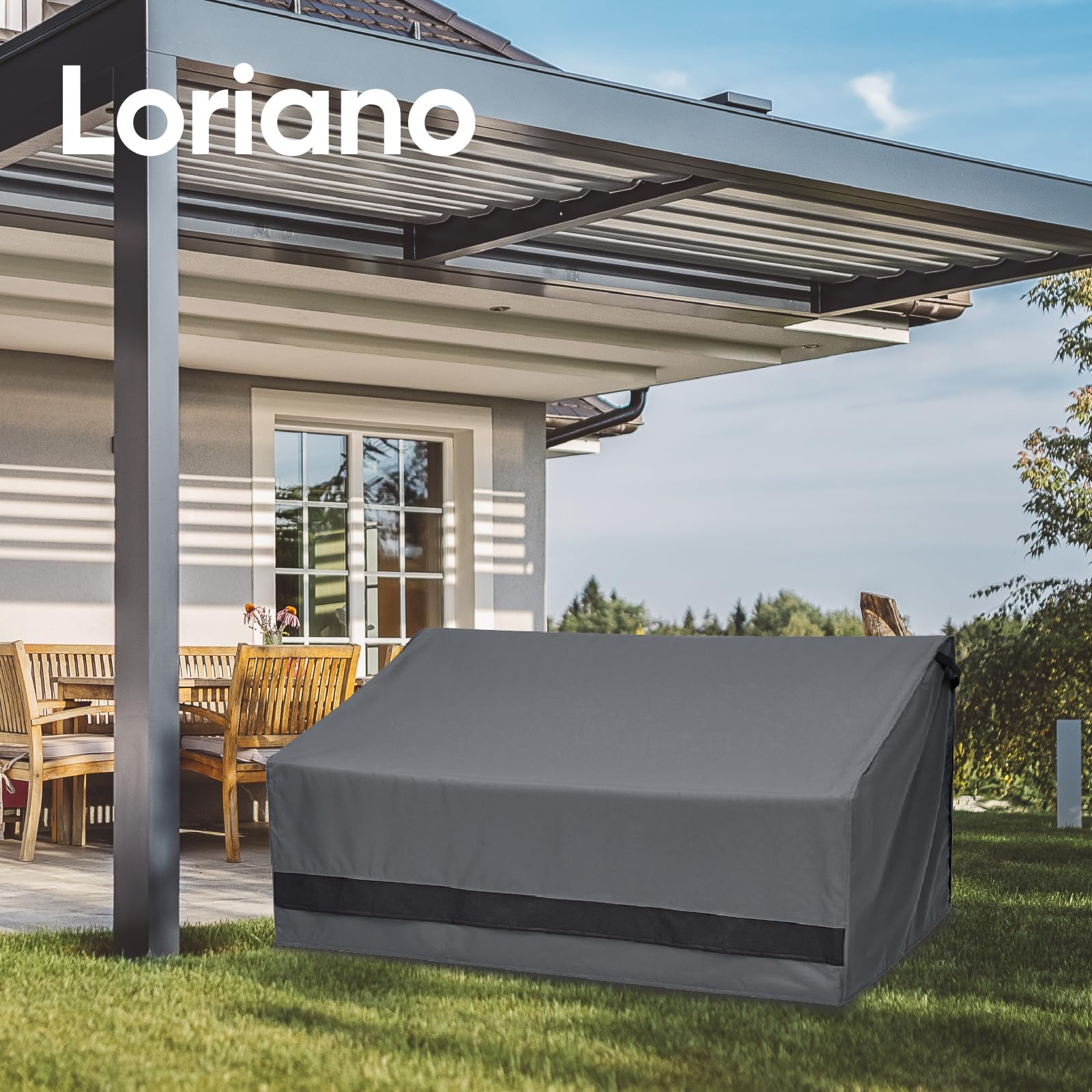 Loriano easy-clean finish allows quick wipe-down to keep furniture fresh.