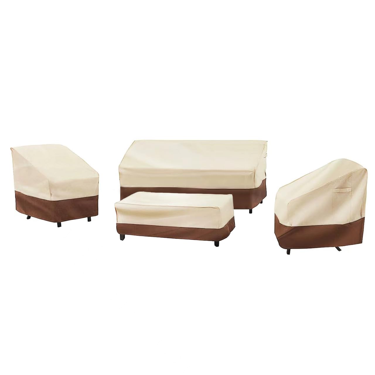 Loriano patio chair cover with reinforced waterproof fabric protecting outdoor chairs.