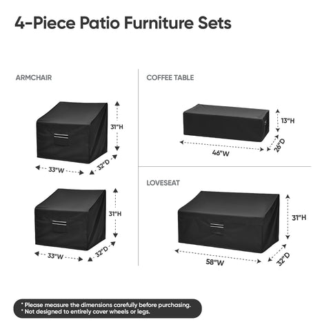 Loriano patio loveseat cover protecting outdoor seating