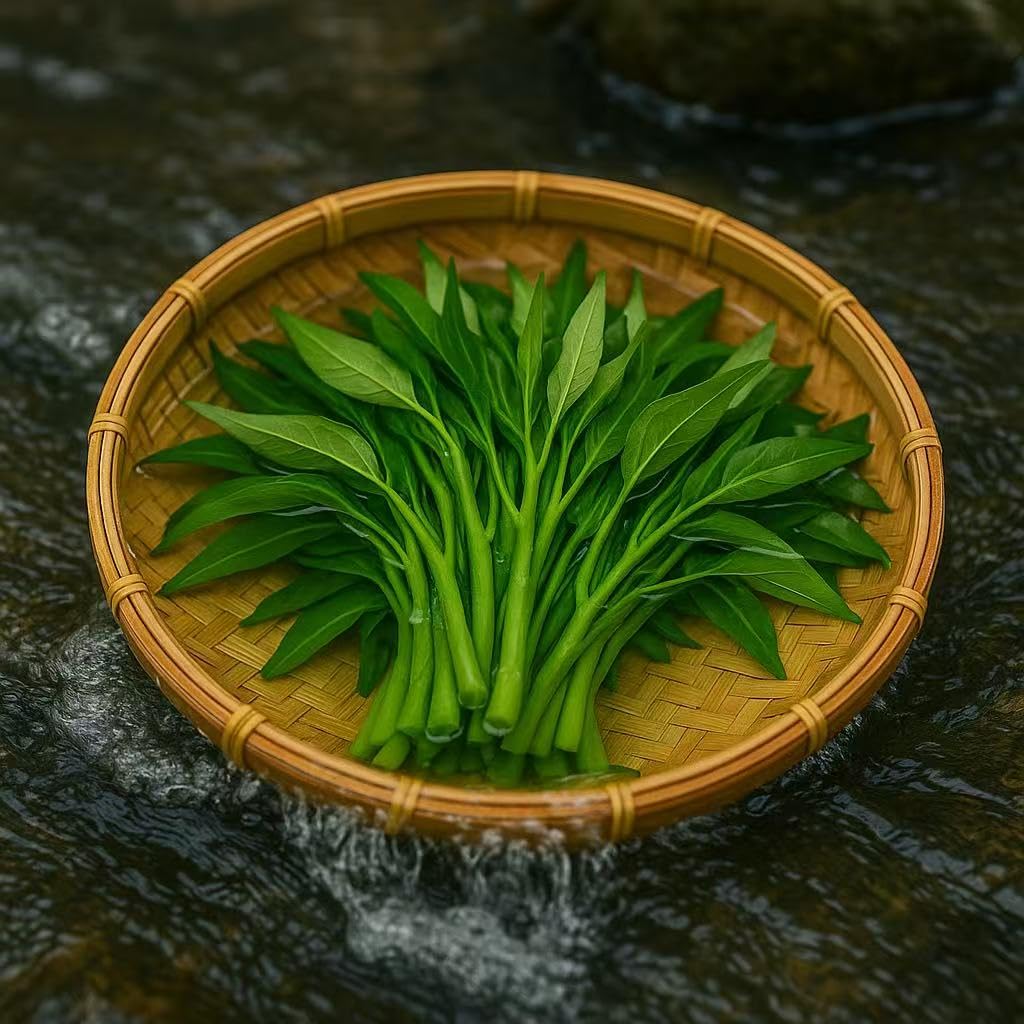 Loseedsoo Kong Xin Cai crisp leaves harvest highlights tender, crunchy greens