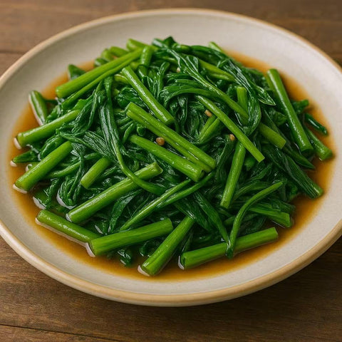 Loseedsoo Kong Xin Cai in-stir-fry idea demonstrates quick weeknight meals