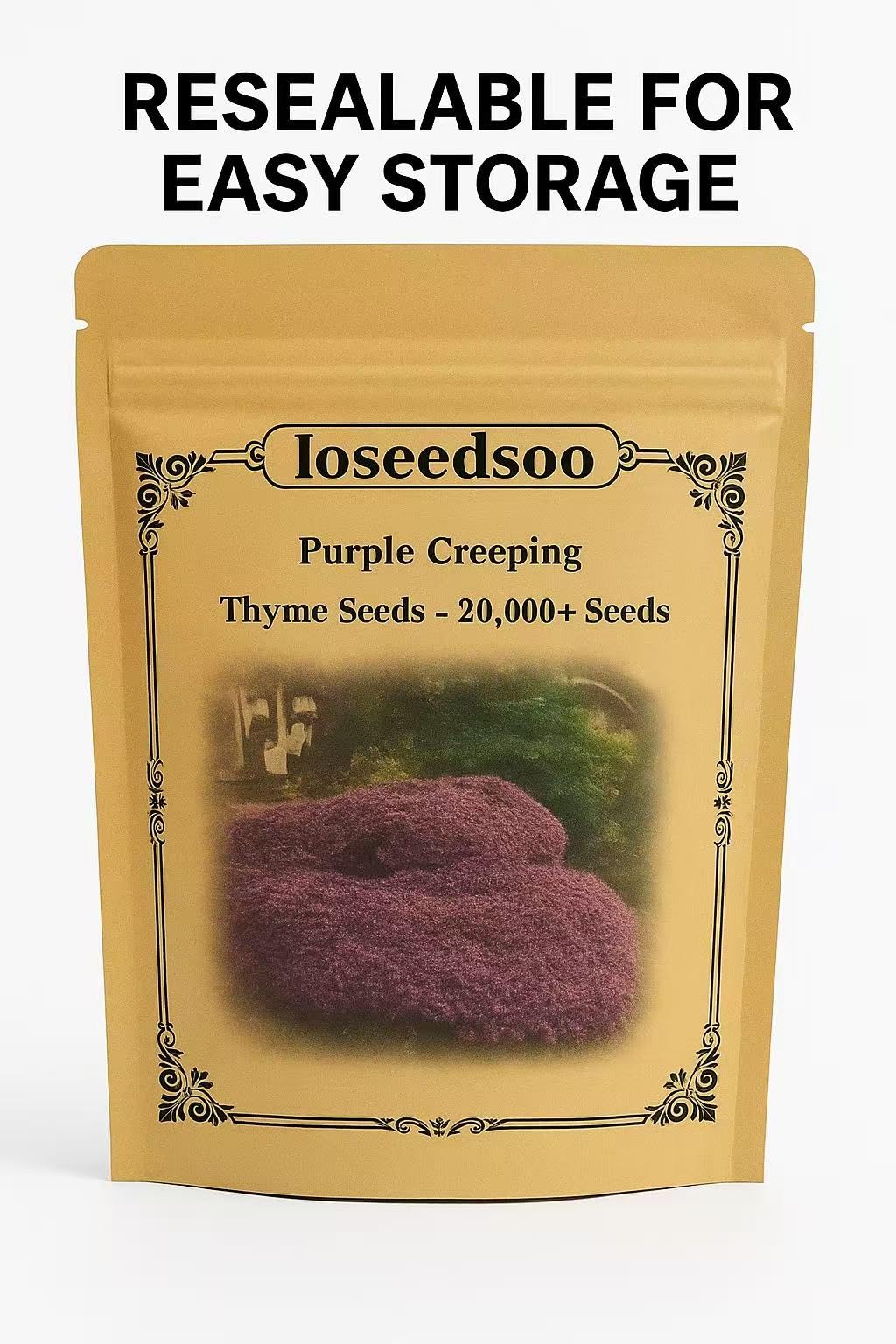 Loseedsoo resealable seed bag keeps seeds fresh for planting
