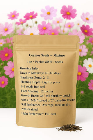 Loseedsoo wildflower seeds pile ready for easy planting and colorful garden impact.