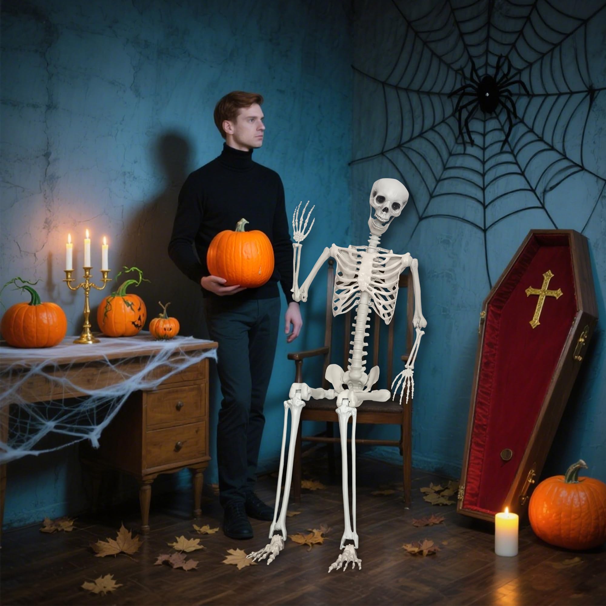LOSFOTBO easy-clean storage skeleton for reusable seasonal decor