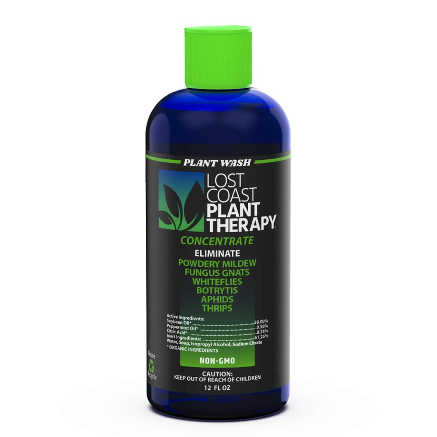 Lost Coast Plant Therapy concentrate bottle ready for garden application and protecting houseplants.