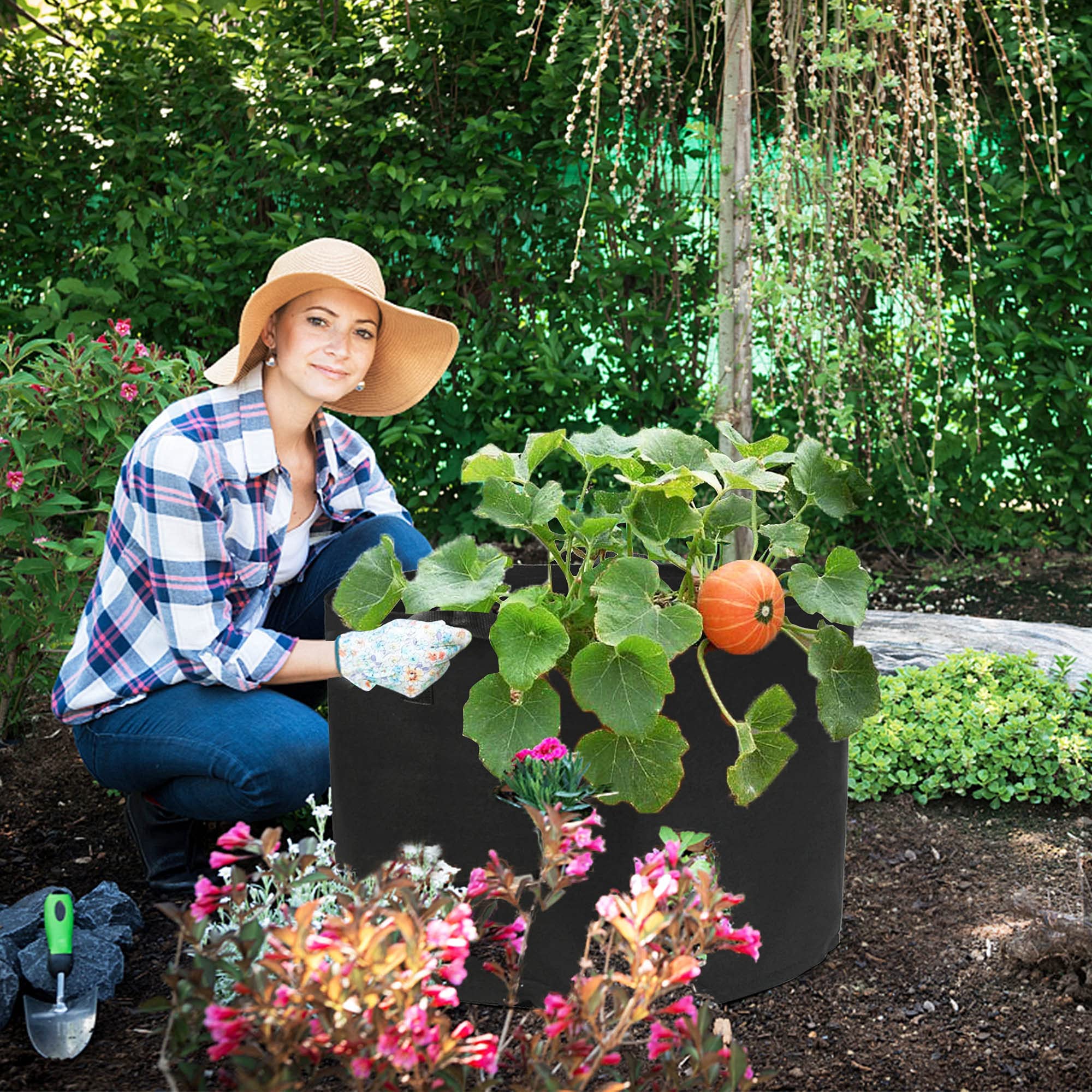 LotFancy grow bags suitable for vegetables, fruits and flowers
