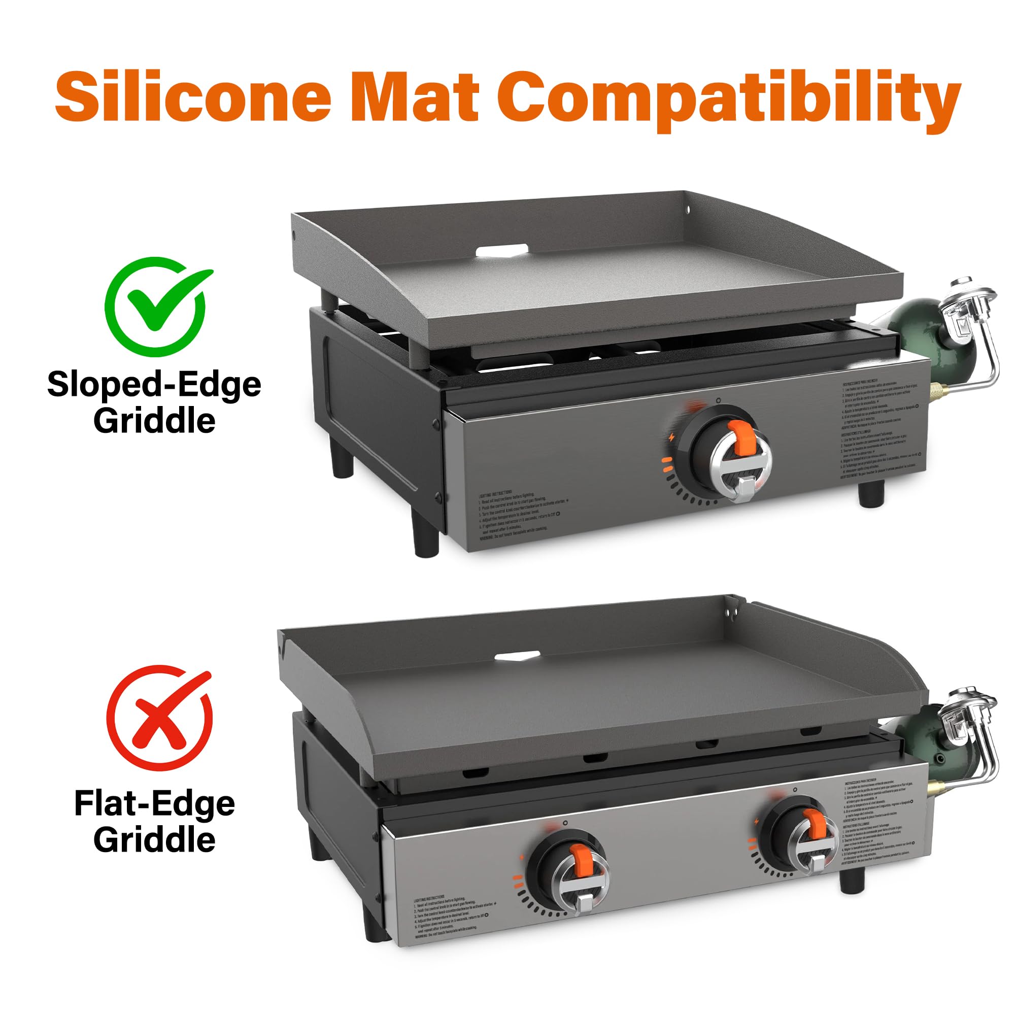 LotFancy wipe-clean surface dries quickly between cooks.