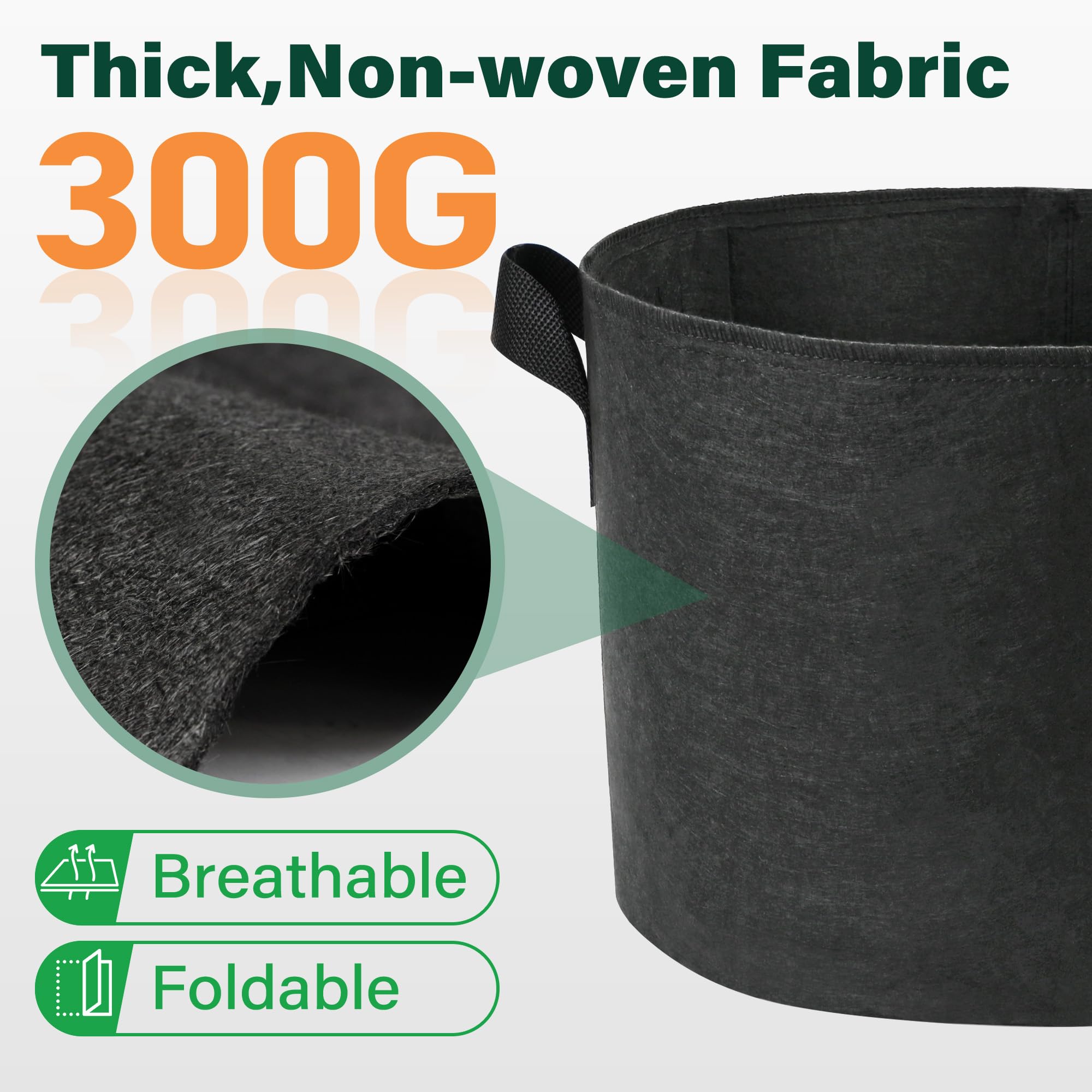 LotFancy breathable sides promote drainage and healthy root growth.