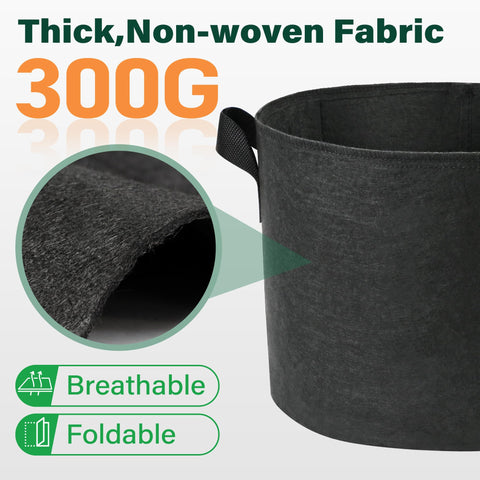 LotFancy breathable sides promote drainage and healthy root growth.