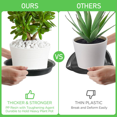 LotFancy saucer serves as a versatile tray for plants or small items.