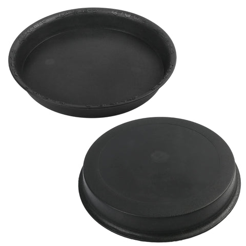 LotFancy 3-pack plant saucers protect indoor and outdoor surfaces.