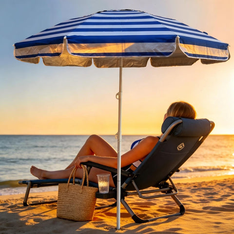 LOTTAFUN aero vent design reduces wind stress for steadier shade.