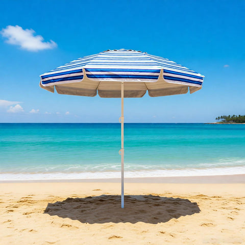 LOTTAFUN aerodynamically vented canopy reduces wind resistance for comfortable shade.