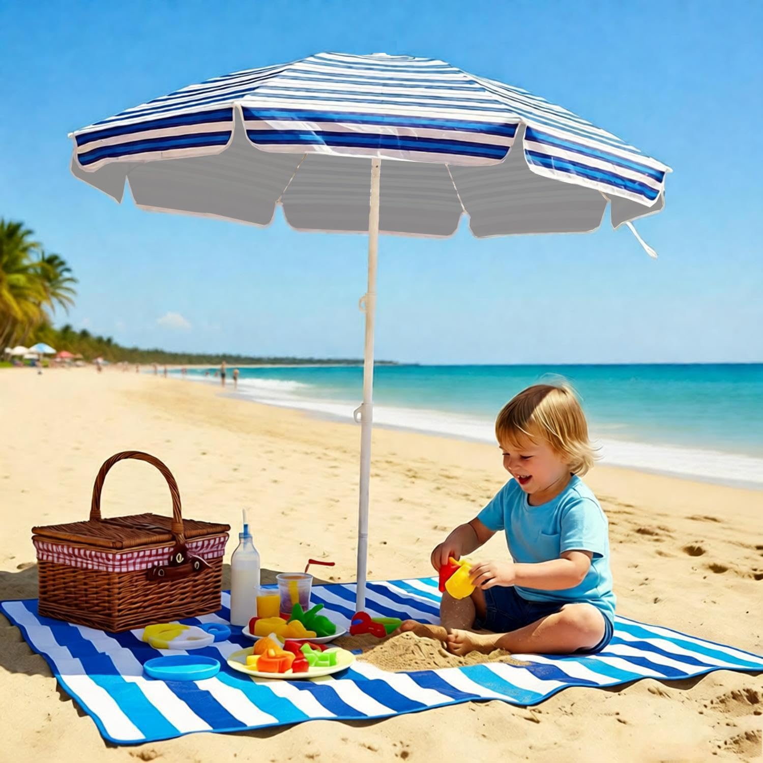 LOTTAFUN rust-proof fabric resists salt and sun for long-lasting use.