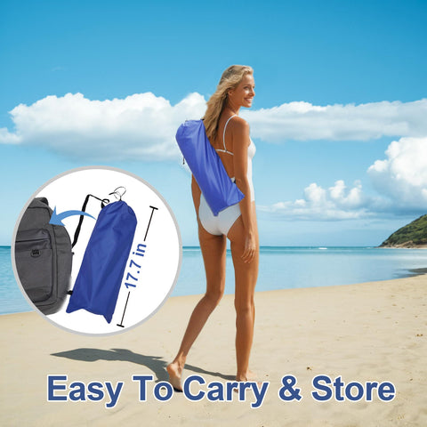 LOTTAFUN windproof umbrella with sand anchor keeps you steady in gusty seaside conditions.