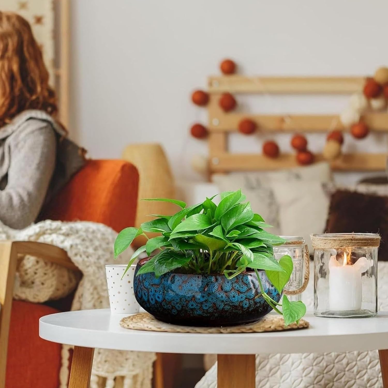 Lotus Bowl Planter no-drainage design prevents leaks during hydroponic setups.