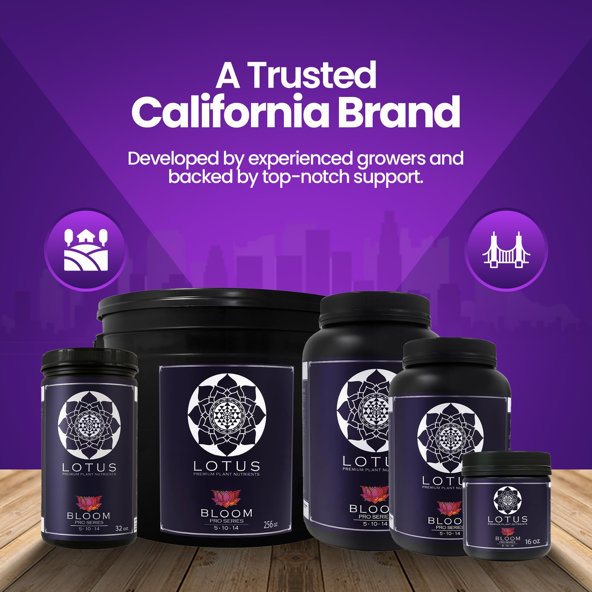 Lotus Nutrients Bloom Pro Series balances pH naturally near 6.0 for smoother feeding.