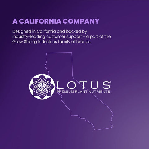 Lotus Nutrients Cal-Mag Pro works for both indoor and outdoor gardens.