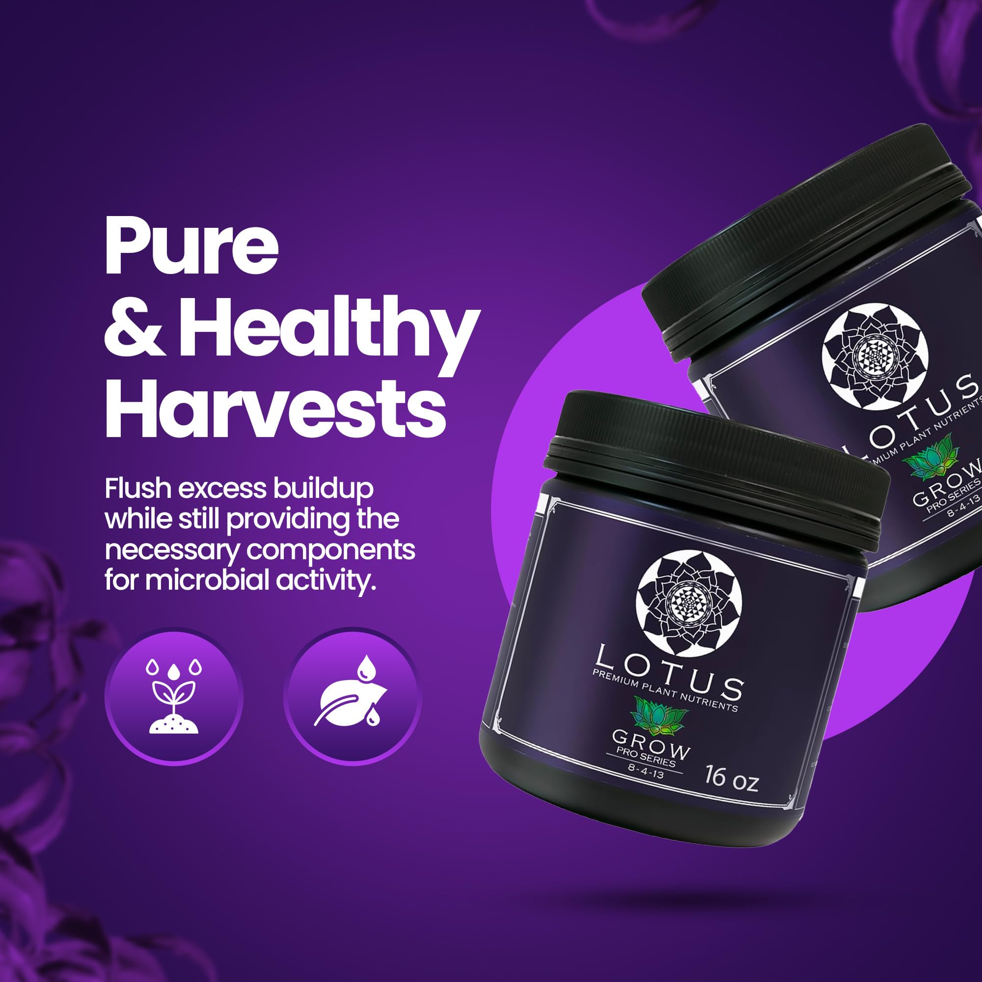 Lotus Nutrients Grow Pro Series hydroponics system supports strong root development
