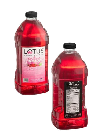 Lotus Plant Energy Concentrate Pink Skinny bottle with bright pink hue and zero sugar energy