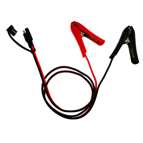 Lotus Power SAE cable clip closeup showing durable copper core wires for reliable power.
