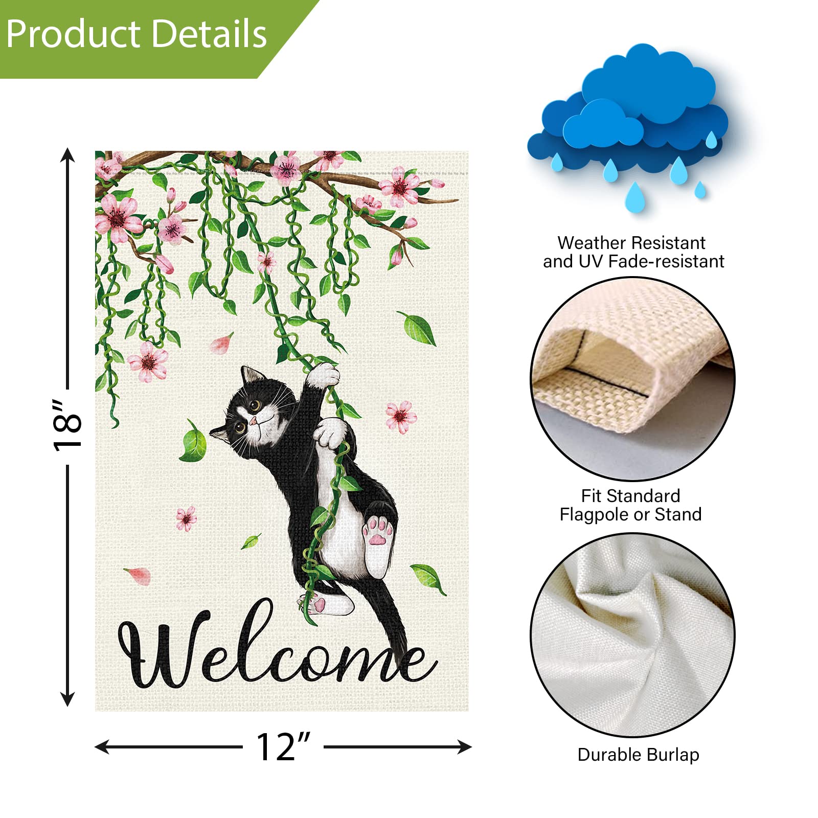 Louise Maelys double-sided print ensures visibility from multiple angles.