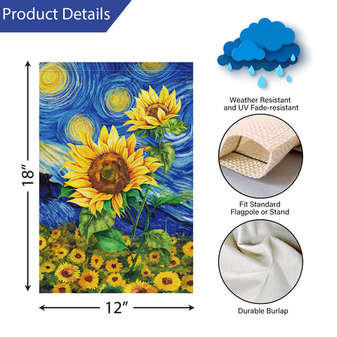 Louise Maelys flag sleeve fits standard poles for quick outdoor mounting.