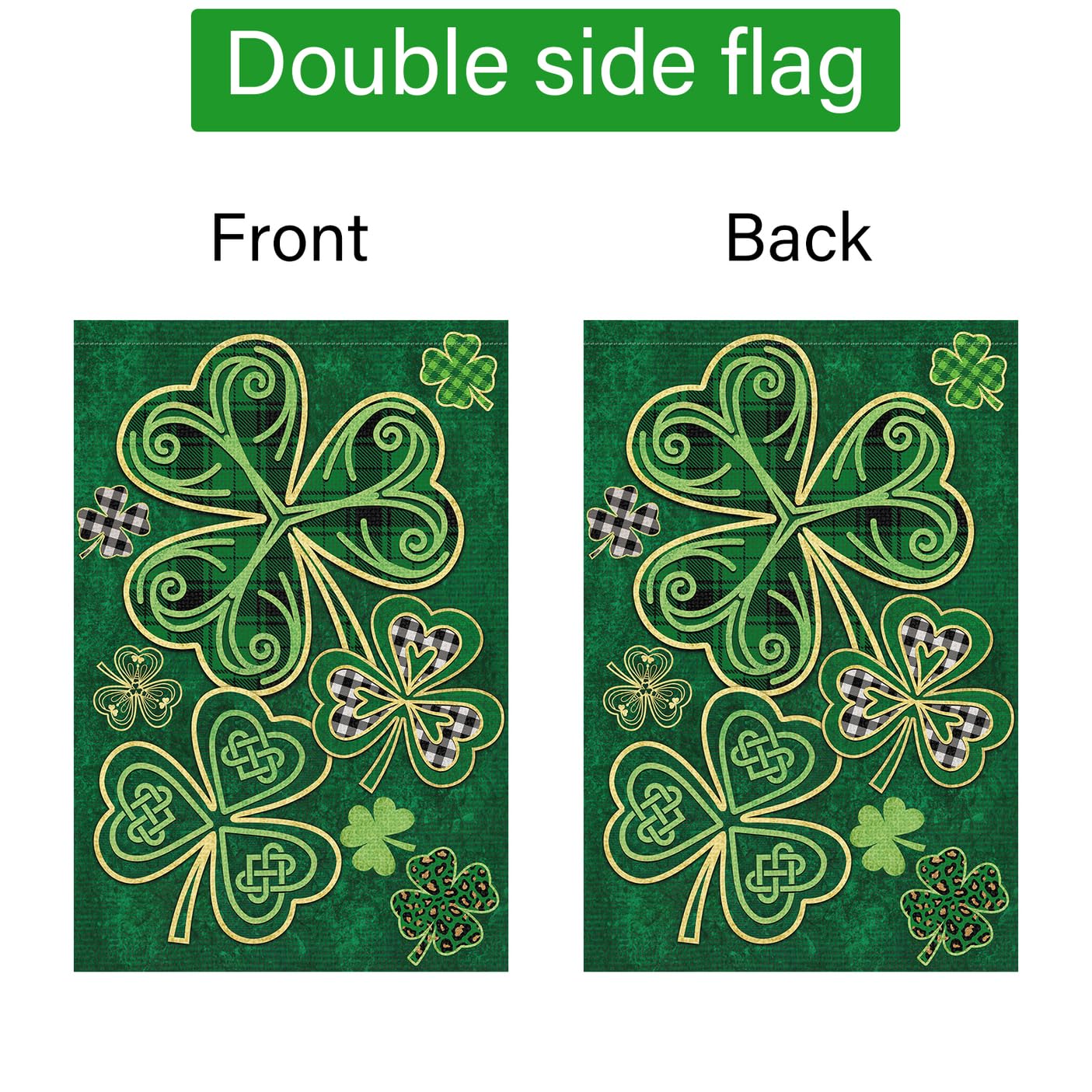 Outdoor yard display featuring the Louise Maelys flag for curbside charm.