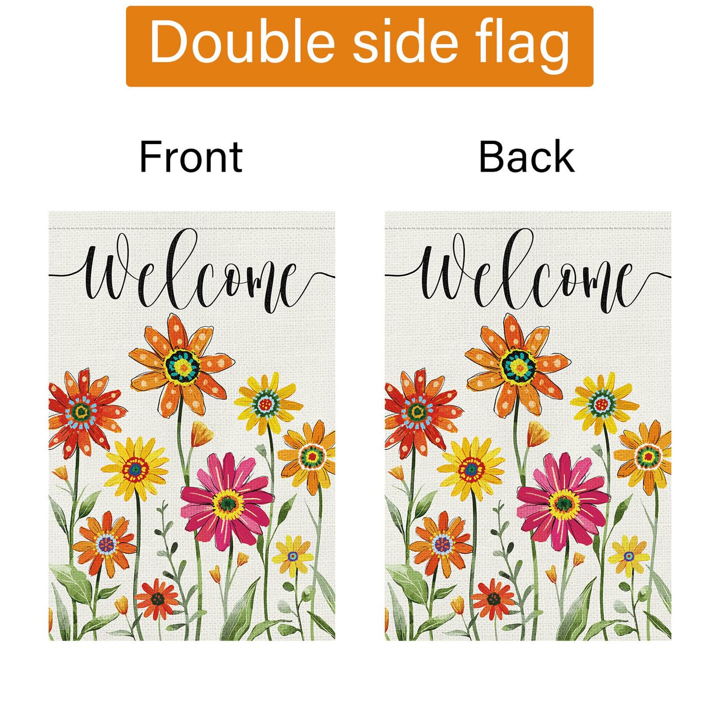 Louise Maelys outdoor flag withstands rain and sun for long-lasting display