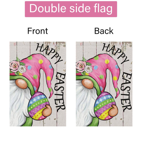 Louise Maelys porch flag for Easter decor, ideal for yard displays.