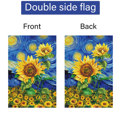 Louise Maelys garden flag adds seasonal charm without bulky hardware.