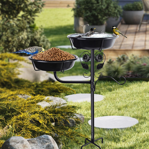 LoungingLife wide 27 cm diameter bowls for multi-bird use.