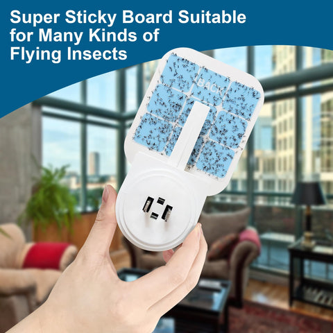 Lousye adhesive board for fly trap, easy peel-off installation without touching the glue.