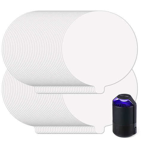 Lousye 4.3 inch Katchy replacement rubber plate ready for indoor traps, with sticky cards