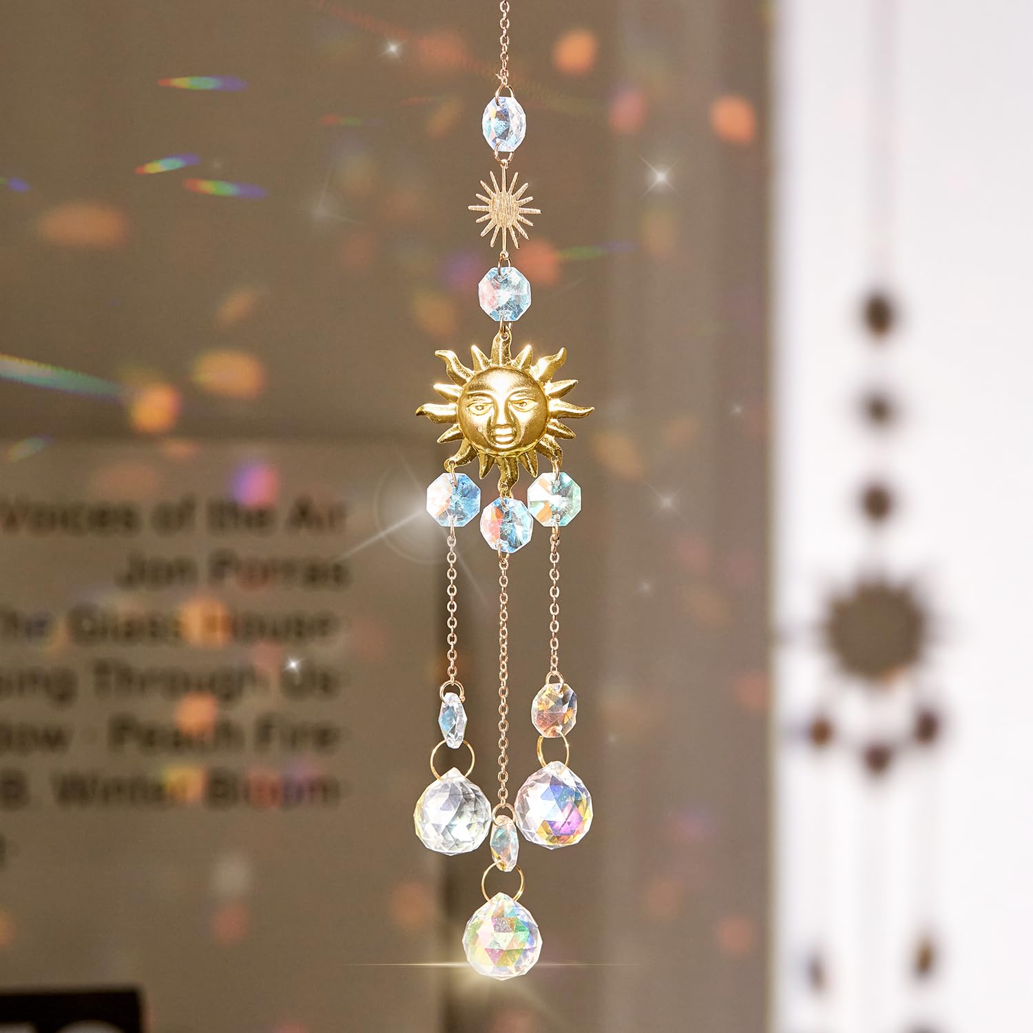 Louxiar ceiling garden indoor ornament adds cheerful color to any room.