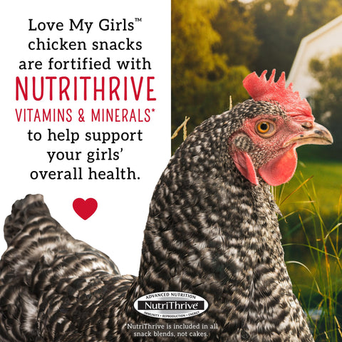 Love My Girls NutriThrive vitamins and minerals support flock health