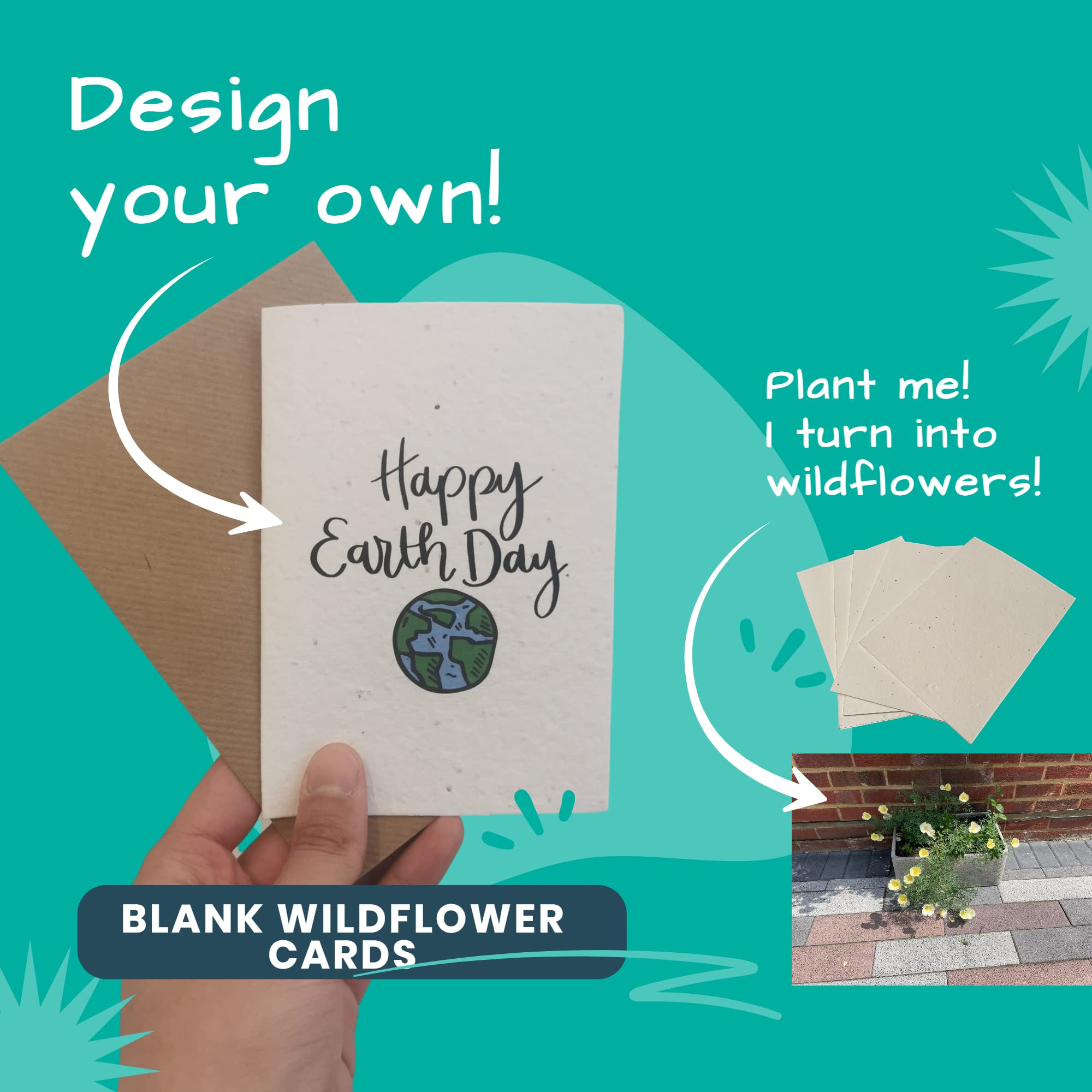 Love Rustic 200-250gsm card with sturdy, premium feel.