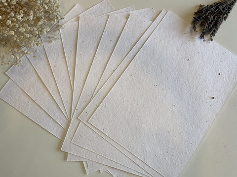 Love Rustic plantable seed paper card 25x-a5 for home printing and planting.