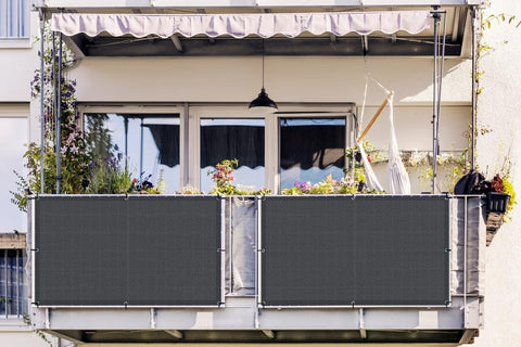 LOVE STORY all-season outdoor privacy screen suitable for wind, rain, and snow