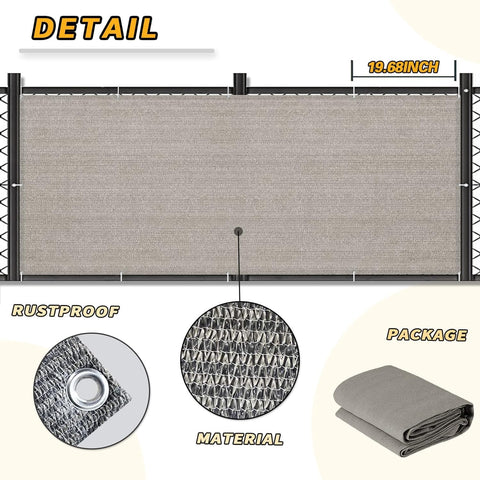 LOVE STORY aluminum grommets reinforce durable edges on the privacy screen.